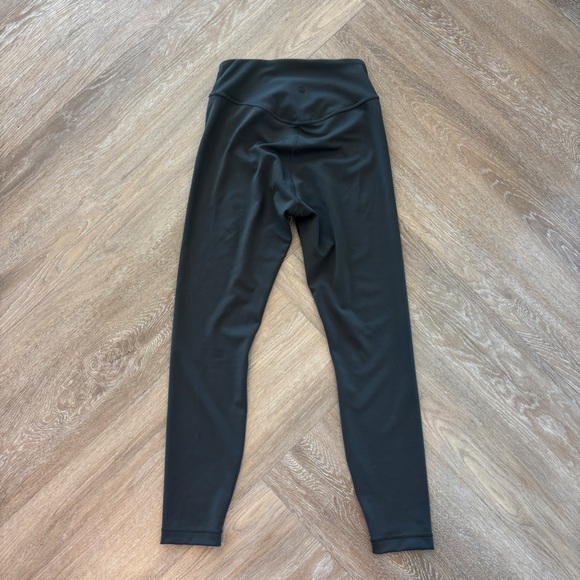 Graphite Grey Lululemon Wunder Under SmoothCover High Rise Leggings Size 6 25” - Picture 3 of 8